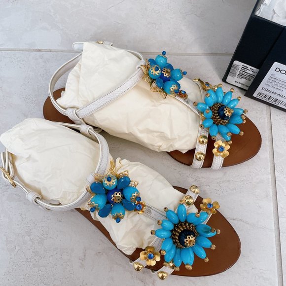 AUTHENTIC 90% NEW D&G SANDALS, size 7.5 - Picture 10 of 10